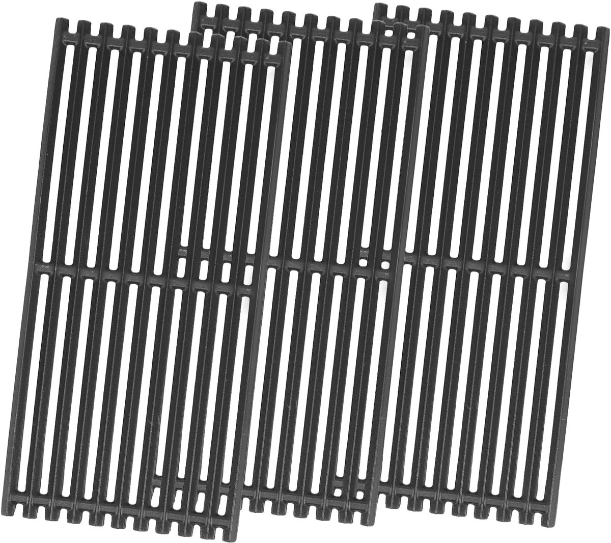 Grillrooster 43,2 × 19,5 cm - Gietijzer - Vervangingsset voor gasbarbecue - Perfecte warmteverdeling - ShopVlot