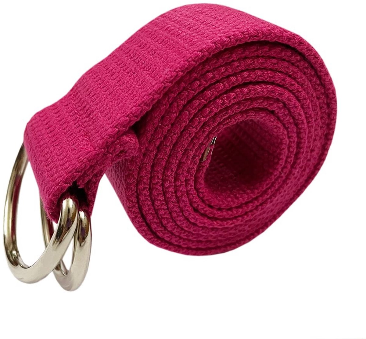 Solidchoice - Gevlochten Canvas Riem met Dubbele D-ring Gesp