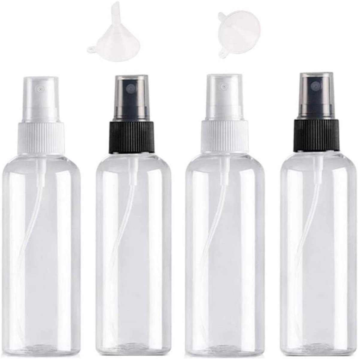 Sprayfles Transparant 50ml - Set van 3 - Fijne nevel - Ideaal voor reizen - ShopVlot