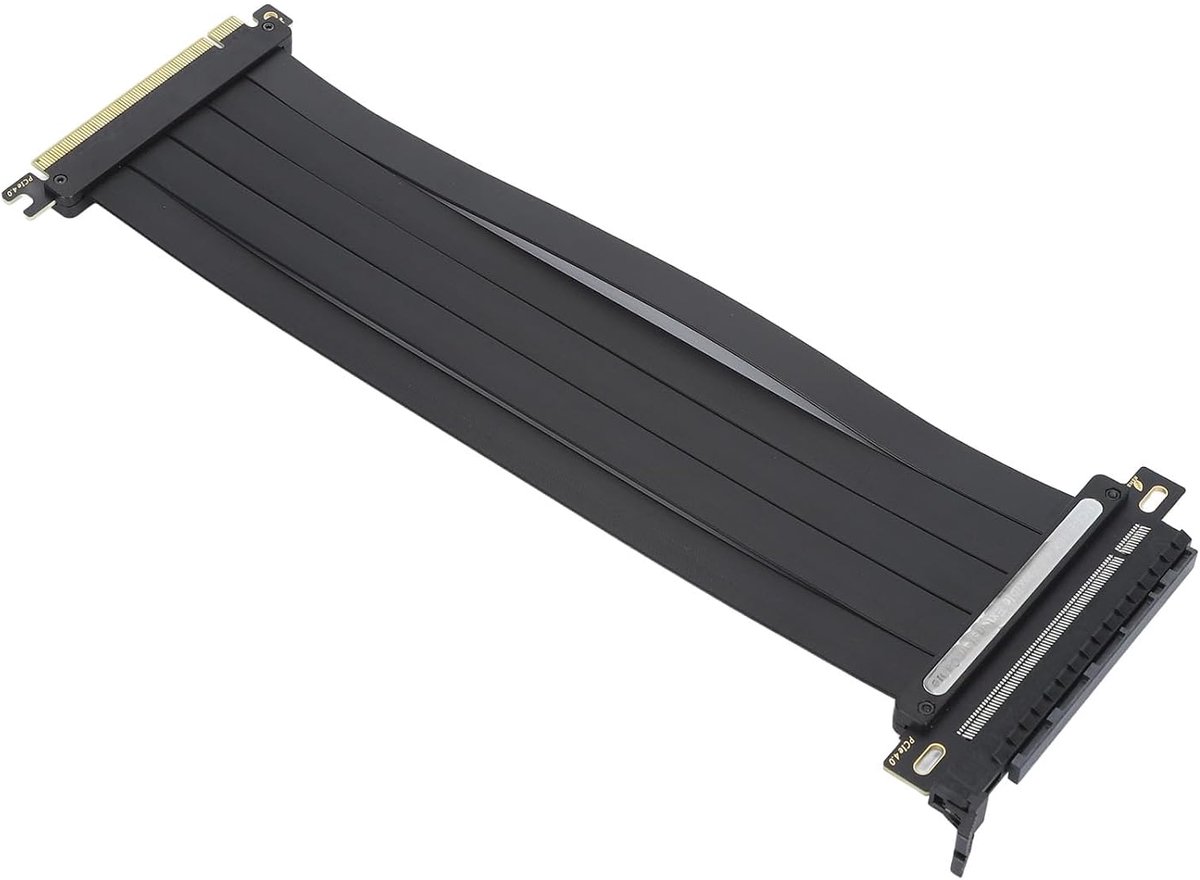 PCIe 4.0 X16 GPU riser kabel - vrouwelijke aansluiting - 180 graden hoek - duurzame hoge snelheid extensie - ShopVlot