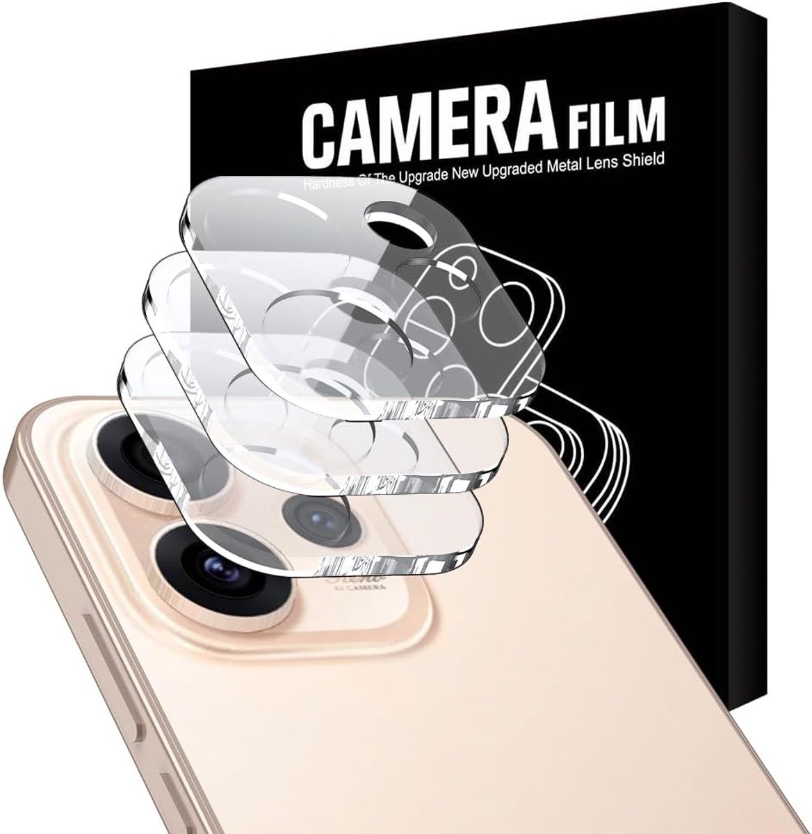 Camera lens beschermer voor OPPO Reno 15 Pro 5G - gehard glas - volledige dekking - optimale bescherming - ShopVlot