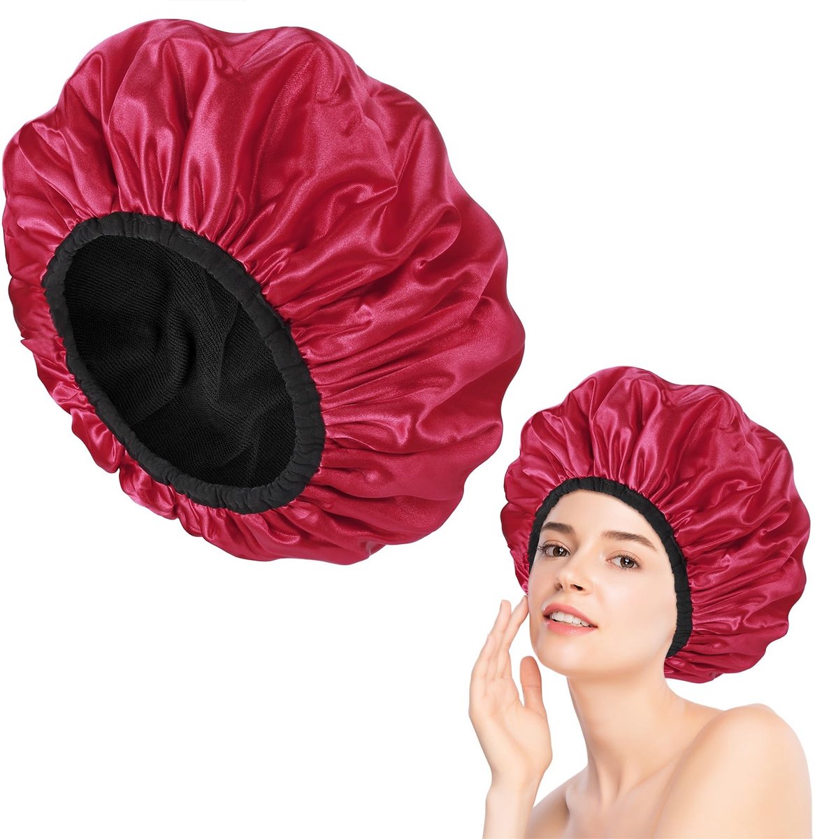 Solidchoice - Drie-Laags Waterdichte Douchcap voor Vrouwen