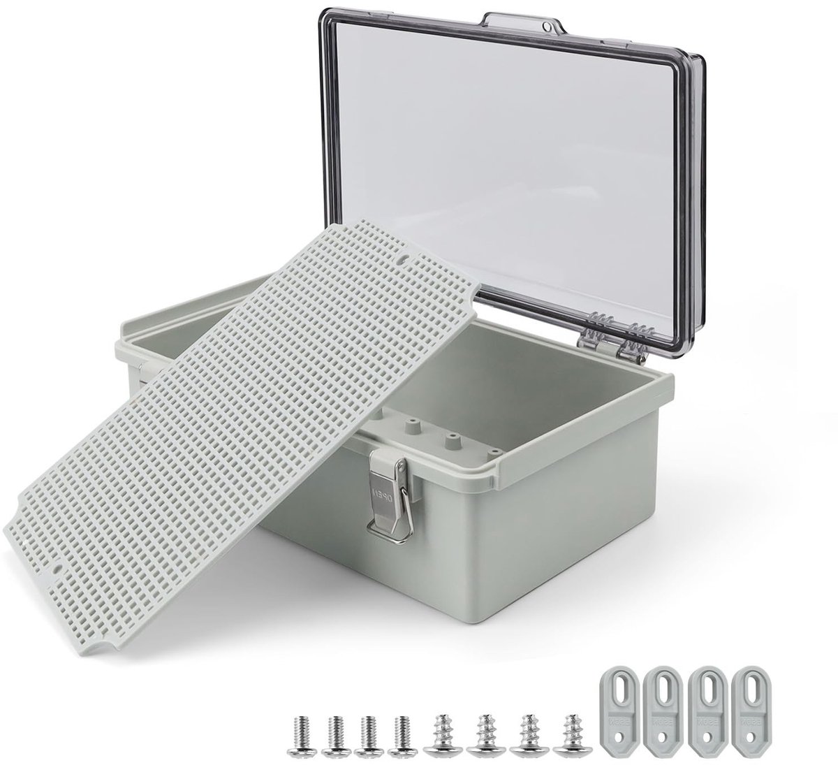 Solidchoice - Waterdichte Outdoor Aansluitdoos 260 x 160 x 100 mm, IP66
