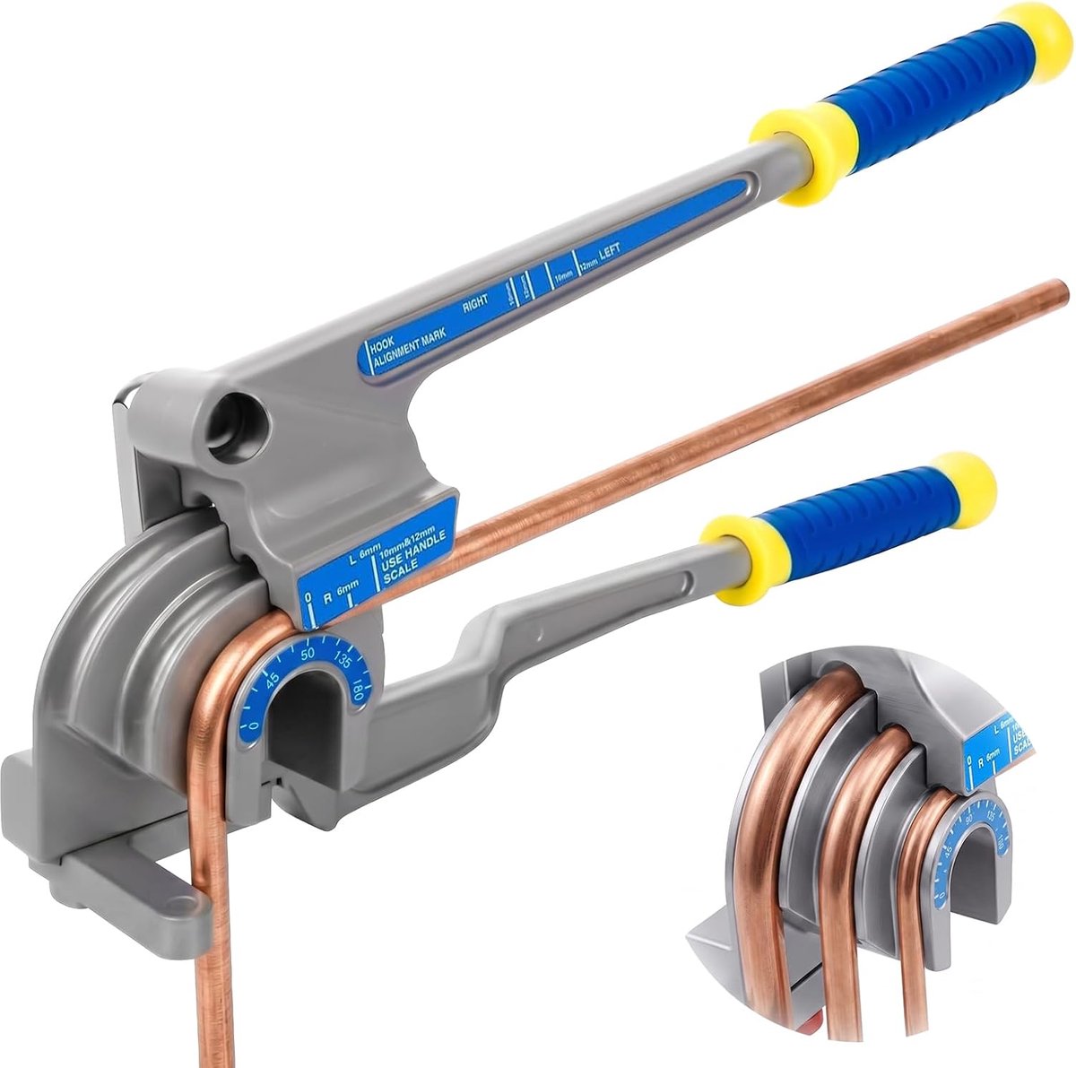3-in-1 buisbuiger, 1/4", 3/8" en 1/2", buisbuigmachine - Buiging - ShopVlot