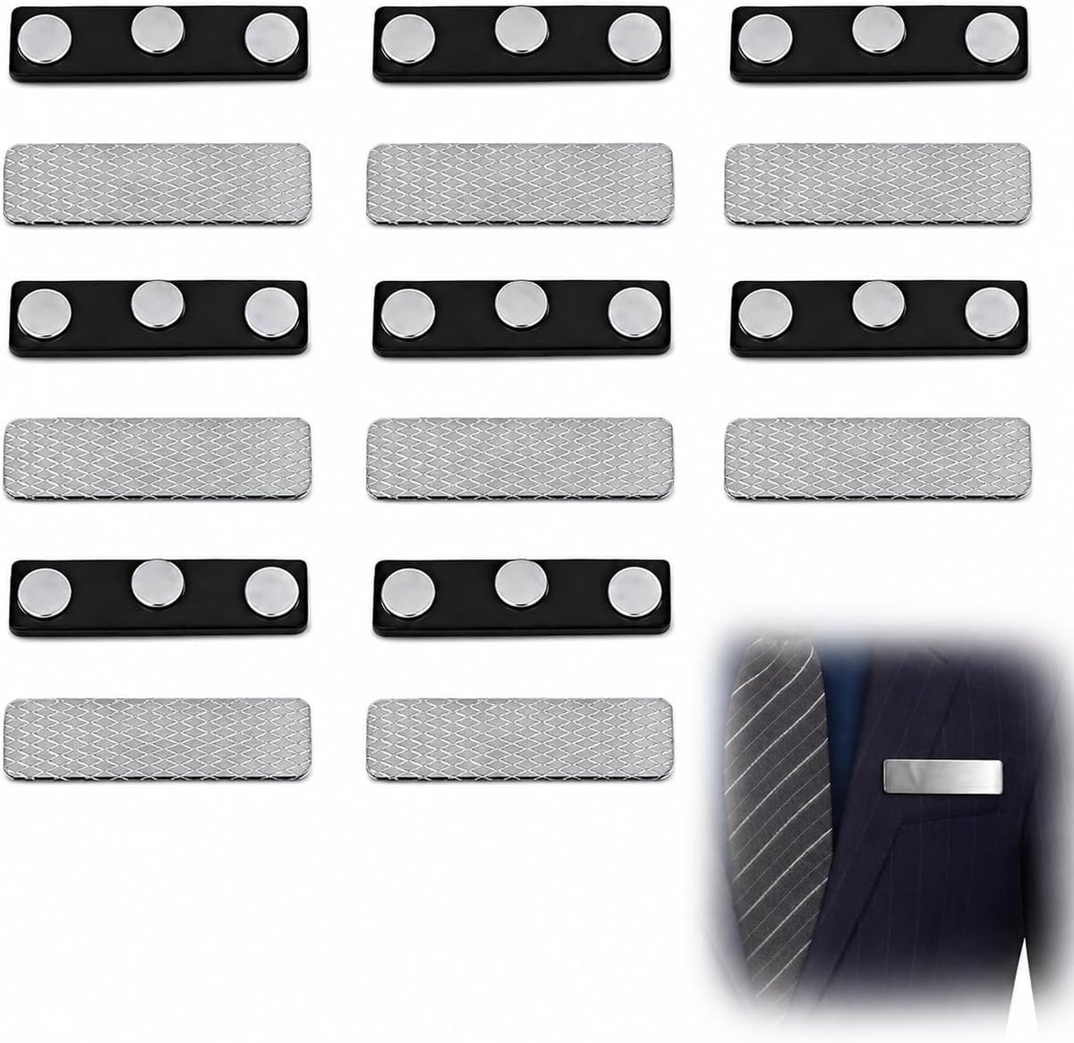 Magnetische Gordijnsluitingen 8 Paar - Sterke Magneten - Duurzaam en Praktisch - Ideaal voor Black-out Gordijnen - ShopVlot