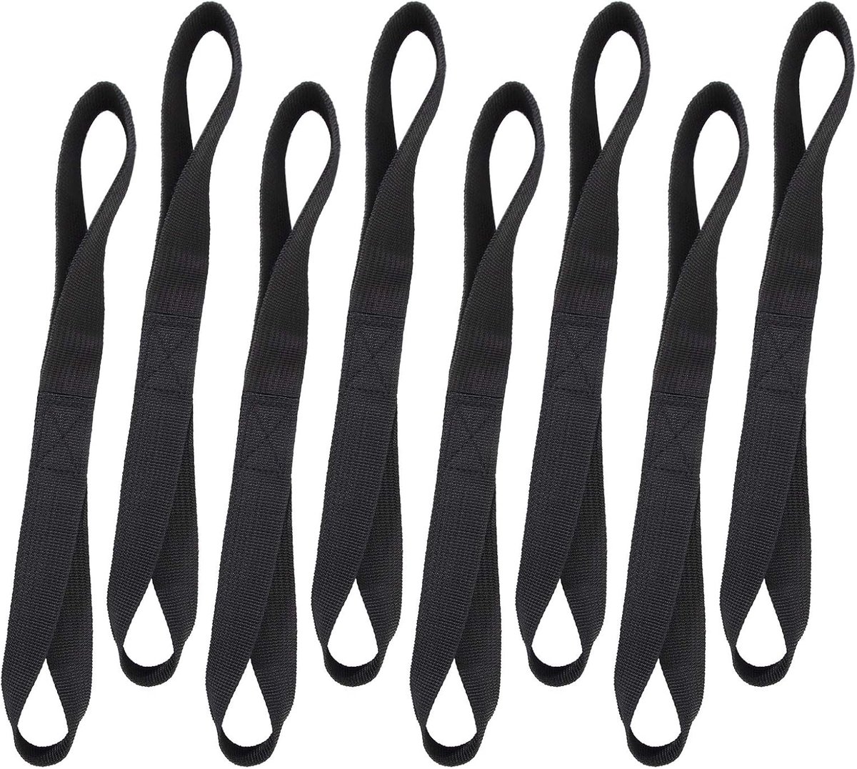 Lashing straps voor ATV UTV motorfiets - zachte sluiting - 8 stuks - beschermt kwetsbare oppervlakken - ShopVlot