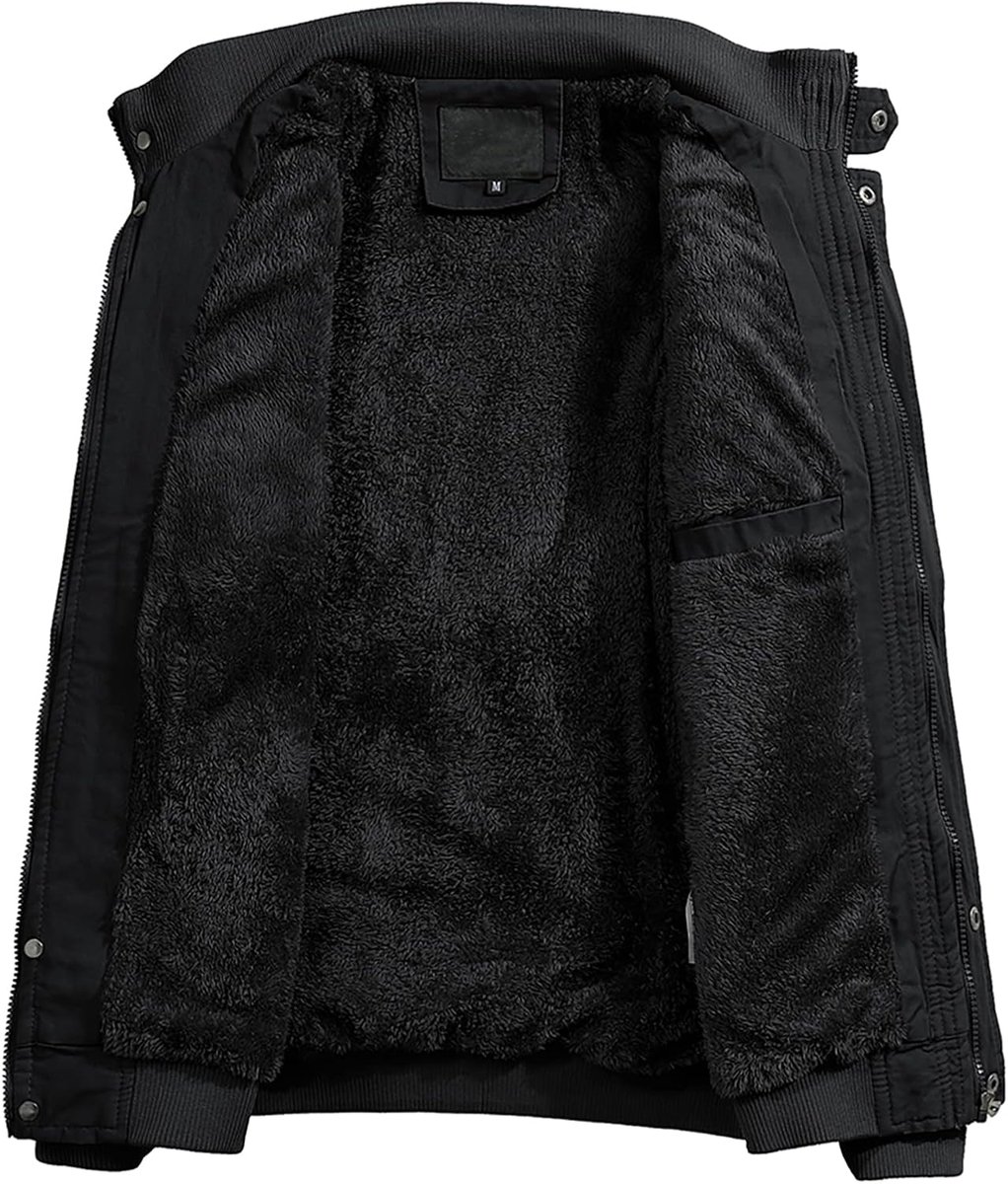 Army Jacket Heren - Winter Werkjas - Katoen - Met Veel Pocketen - ShopVlot