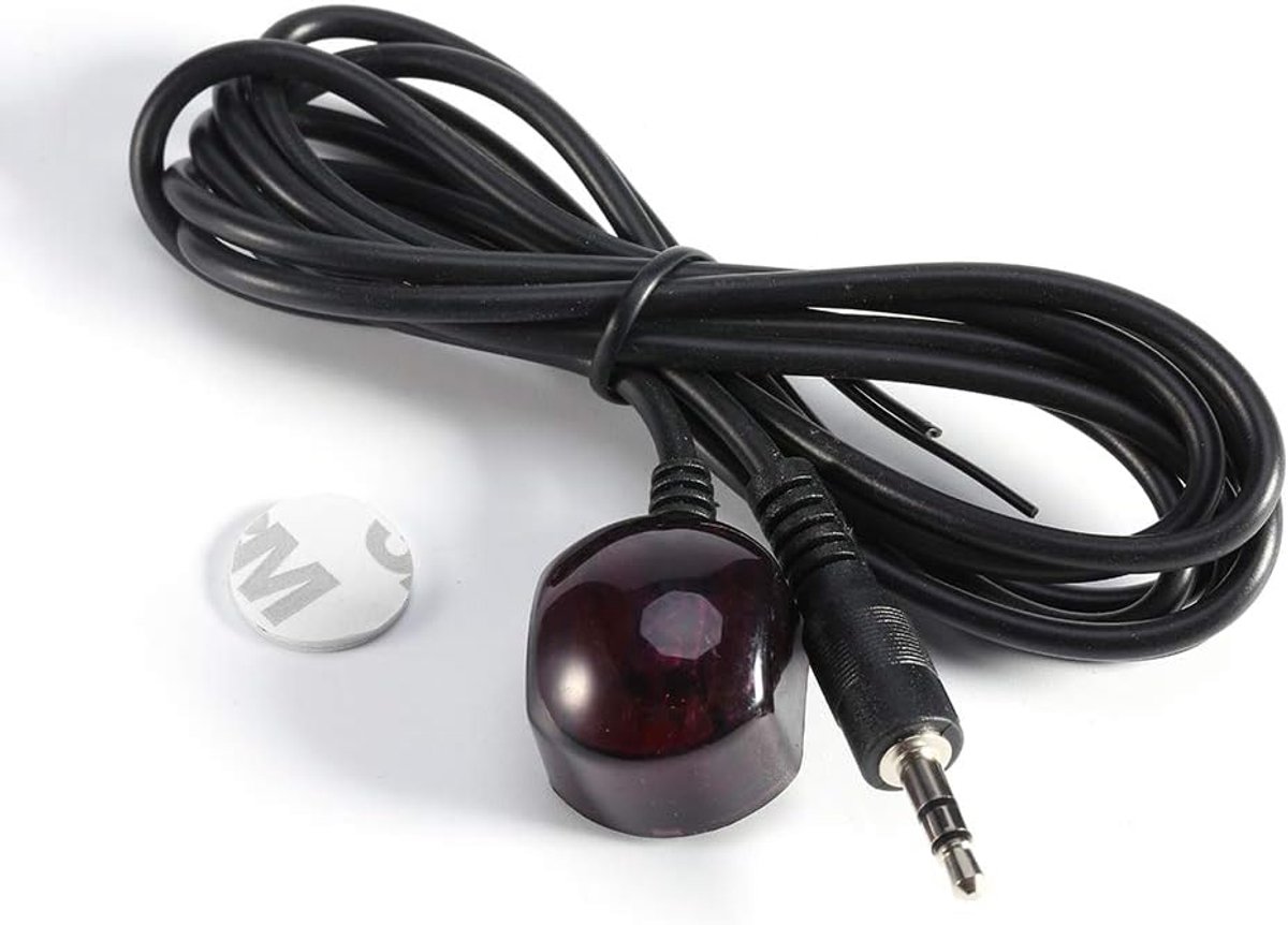 IR infrarood afstandsbediening verlengkabel - 1,22 m - 3,5 mm plug - ideaal voor AV apparatuur - ShopVlot