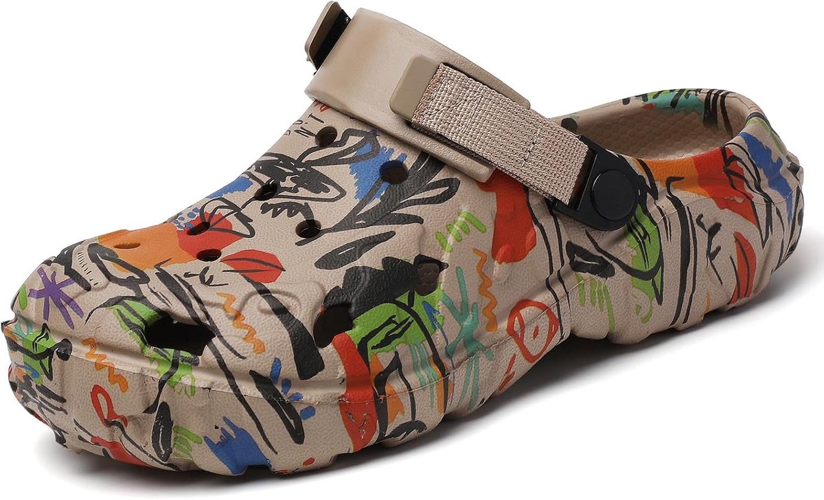 Men's Clogs Garden Shoes Adults Slip-On Outdoor Athletic Sports Sandals Summer Water Beach Shoes Casual Slippers - ShopVlot