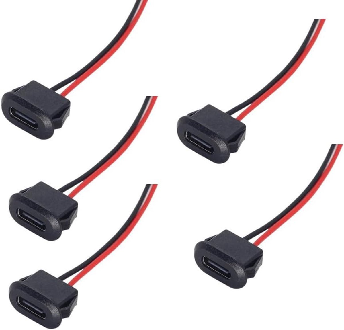 USB C snellaadkabel 3A - 2-draads type C - klikgesp - ideaal voor auto-audio en huishoudelijke apparaten - ShopVlot