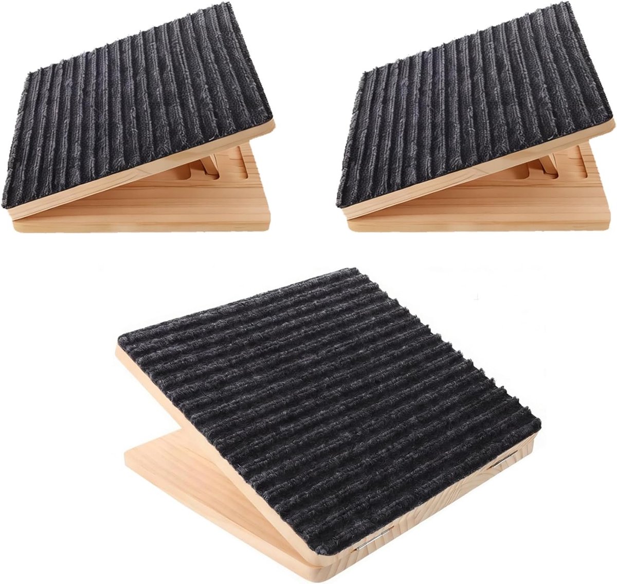 Hondentrap - lage helling - hout met antislip tapijt - ideaal voor kleine honden - ShopVlot