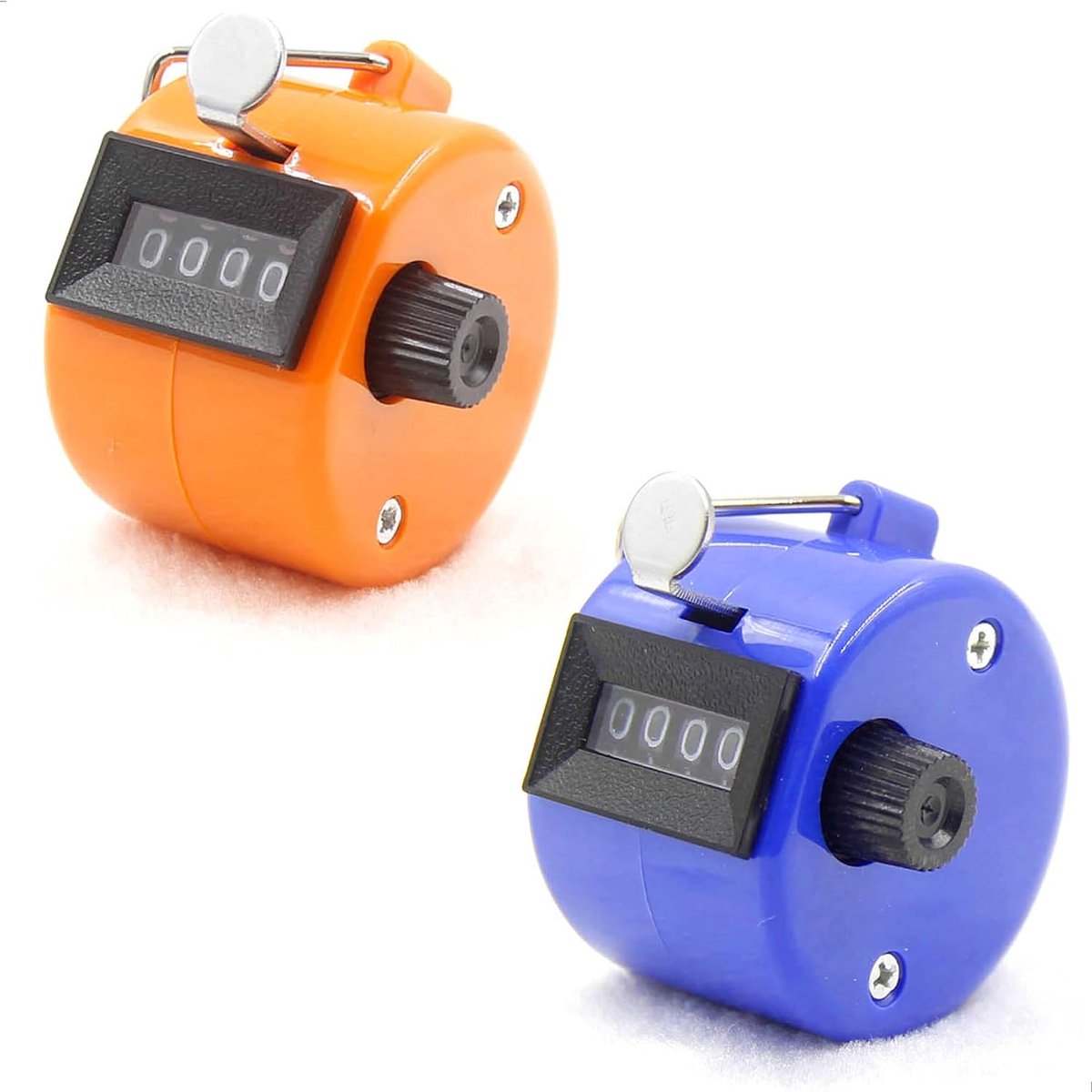 Handteller 4-cijferig - Mini kleurrijk - Mechanische teller zonder batterij - Ideaal voor evenementen - ShopVlot