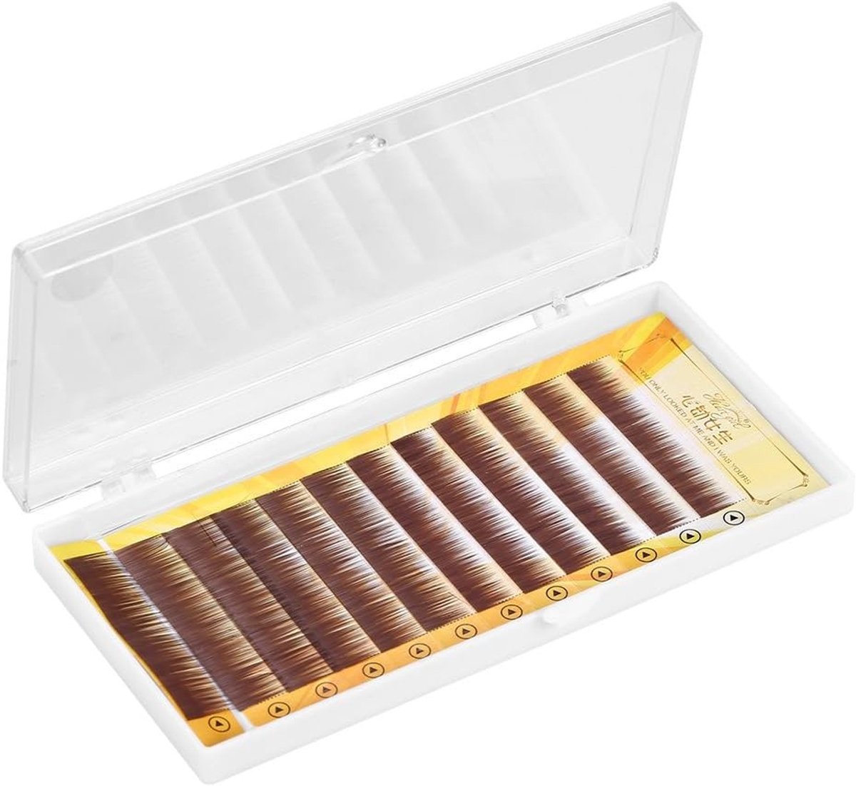 Natuurlijke Donkerbruine Valse Wenkbrauwen - Gelaagde Extensions van 5-8mm voor een Volle Look, Perfect voor Wenkbrauwversterking en Make-up Stijl