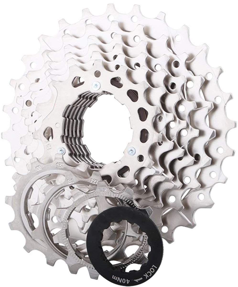 Fietscassette 9-voudig - staal - nauwkeurige schakeling - geschikt voor mountainbike - ShopVlot