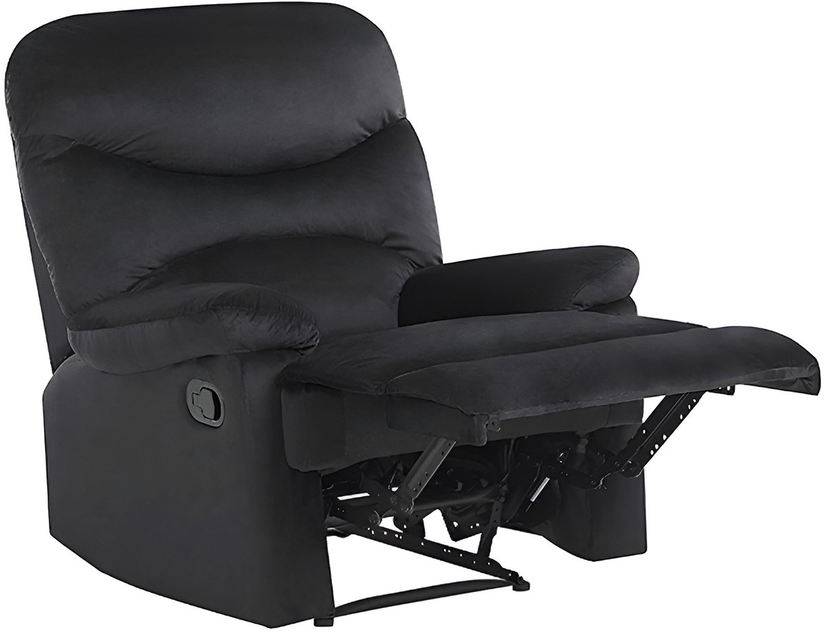 ESLOV - TV-fauteuil - Zwart - Fluweel