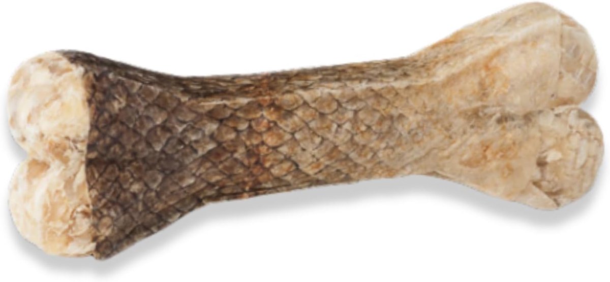 Thijox - Zalmhuid Kauwbot 5% - 12 cm - 55 g - 100% Natuurlijk Snack voor Honden - Langdurig Plezier - Intens Aroma en Smaak - Perfect voor Kieskeurige