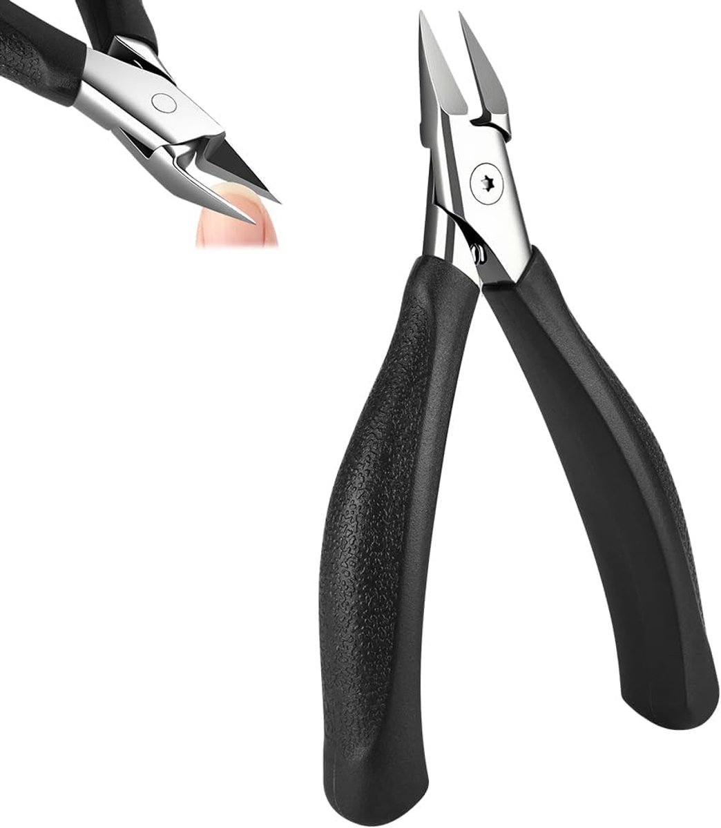 SnelShoppen - Professionele Toenail Clippers voor Ingrown Thick Toenails, RVS Nagelschaartje voor Mannen en Vrouwen, Robuuste Nagelknipper met Zachte