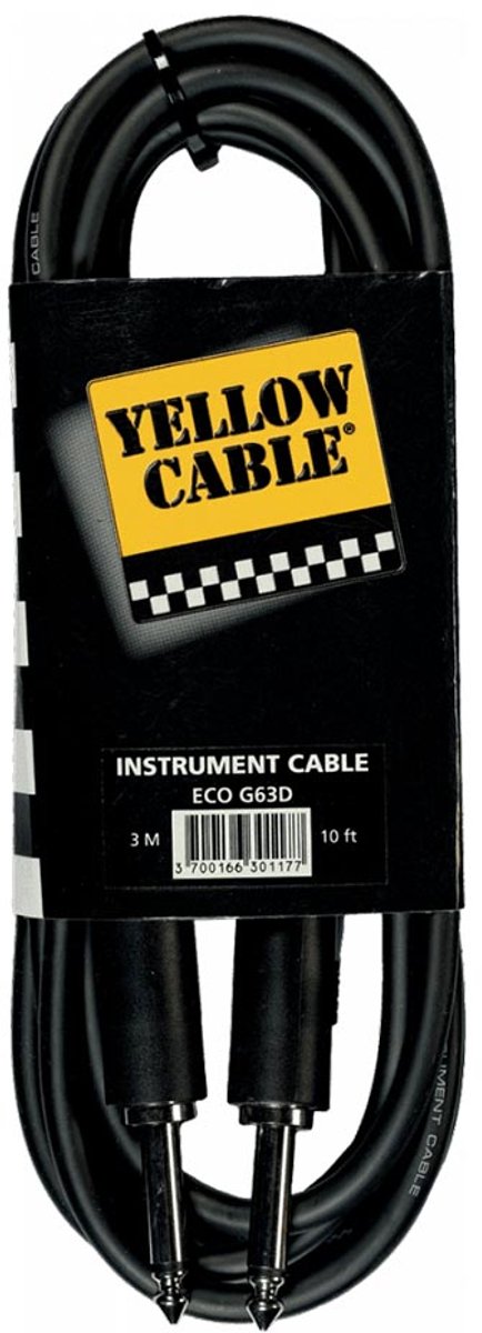 Yellow Cable G63D Gitaarkabel 3 Meter