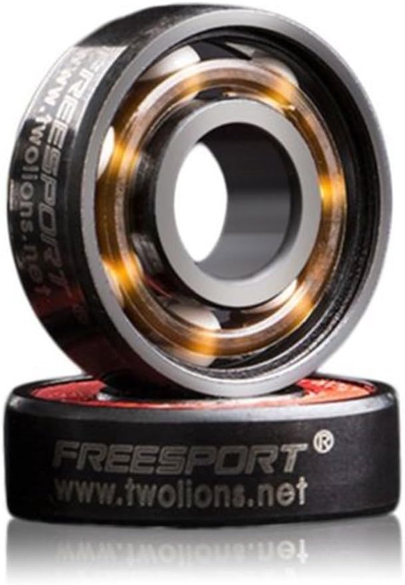 SnelShoppen - 8Pcs Skateboard Lagers, 608RS ABEC 9 Hybrid Keramische Ball Bearings voor Skate/Skateboard/Longboard/Roller Skates 8mm x 22mm x 7mm