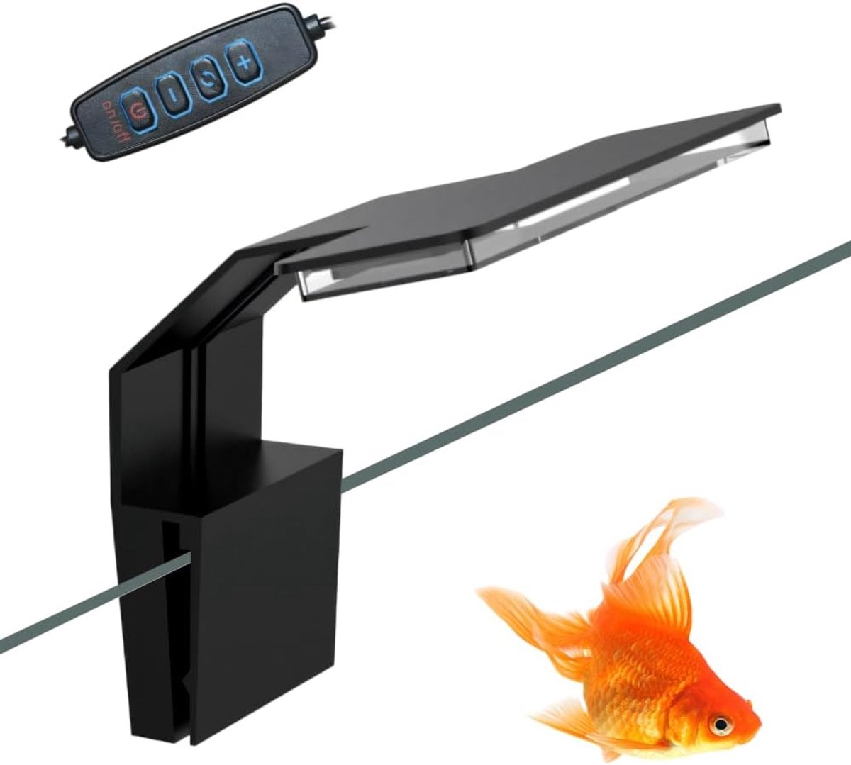 SnelShoppen - Opklembare Aquariumlamp 7W USB LED Verlichting - Full-Spectrum 3 Kleuren - Ultrathin voor Waterplanten 20-40 cm - Ideaal voor Zoetwatera