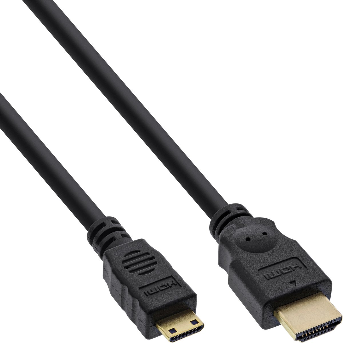 InLine 17461P HDMI kabel 1 m HDMI Type A (Standaard) HDMI Type C (Mini) Zwart