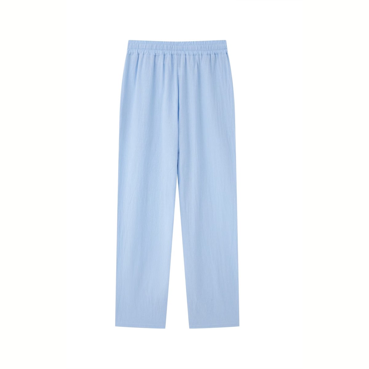 Currero Linnen Broek Heren - Zomerbroek - Volwassenen - Lange Broek - Pantalon - Strandbroek - Zomer - Ibiza Stijl - Hemelsblauw L