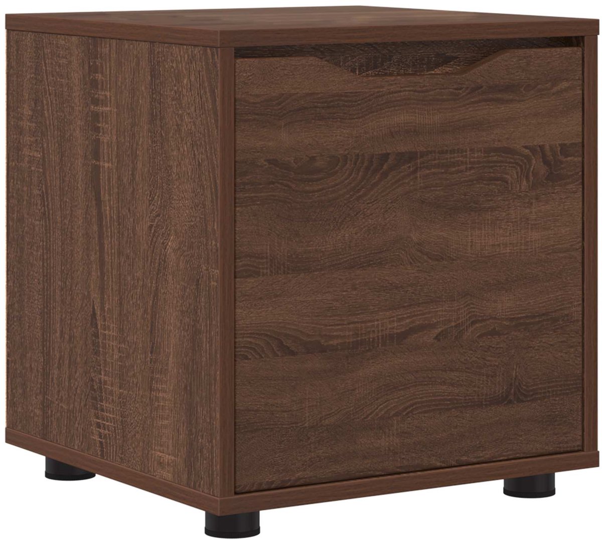 vidaXL - Badkamerkast - Bruin - Eiken - 40,5 - x - 40 - x - 44 - cm - Bewerkt - hout