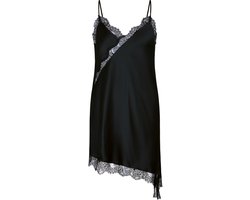 Hunkemöller Slipdress Asymmetric Zwart