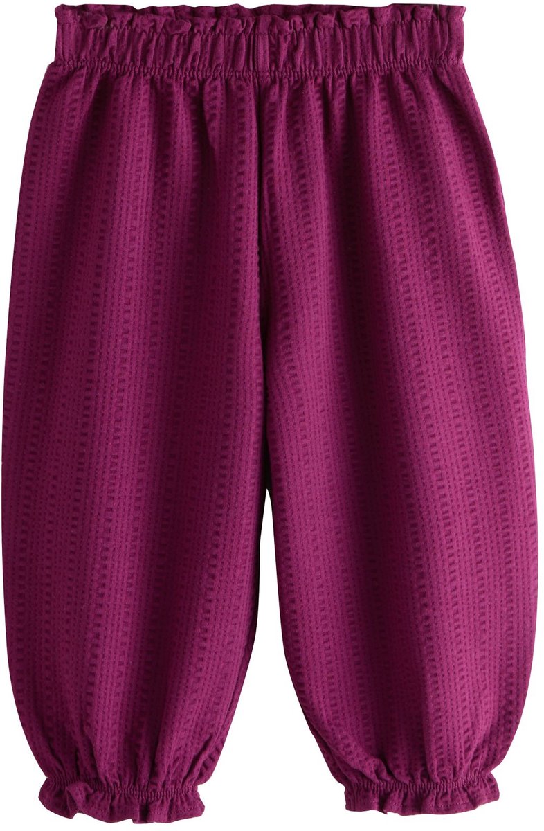 Next - Meisjes - Bloomer-broek met structuur - Paars