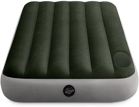 Luchtbed - Slaapmat Kampeerbed - Logeren Gasten - Ingebouwde Voetpomp - 99x191x25 cm - Wit — afbeelding 5