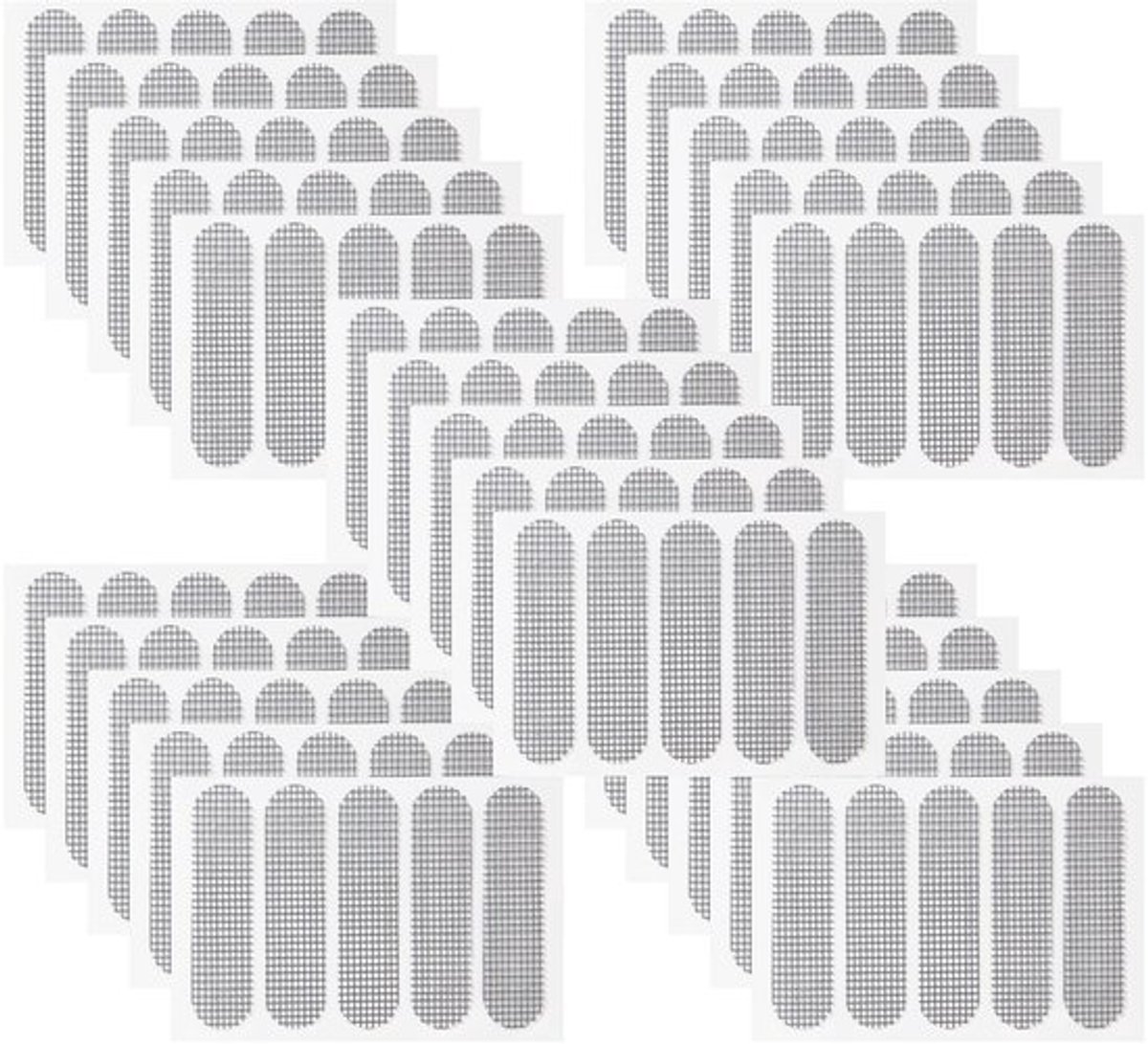 Stereenhoudende reparatieset 125-delig - Dailygoods Vliegengaas