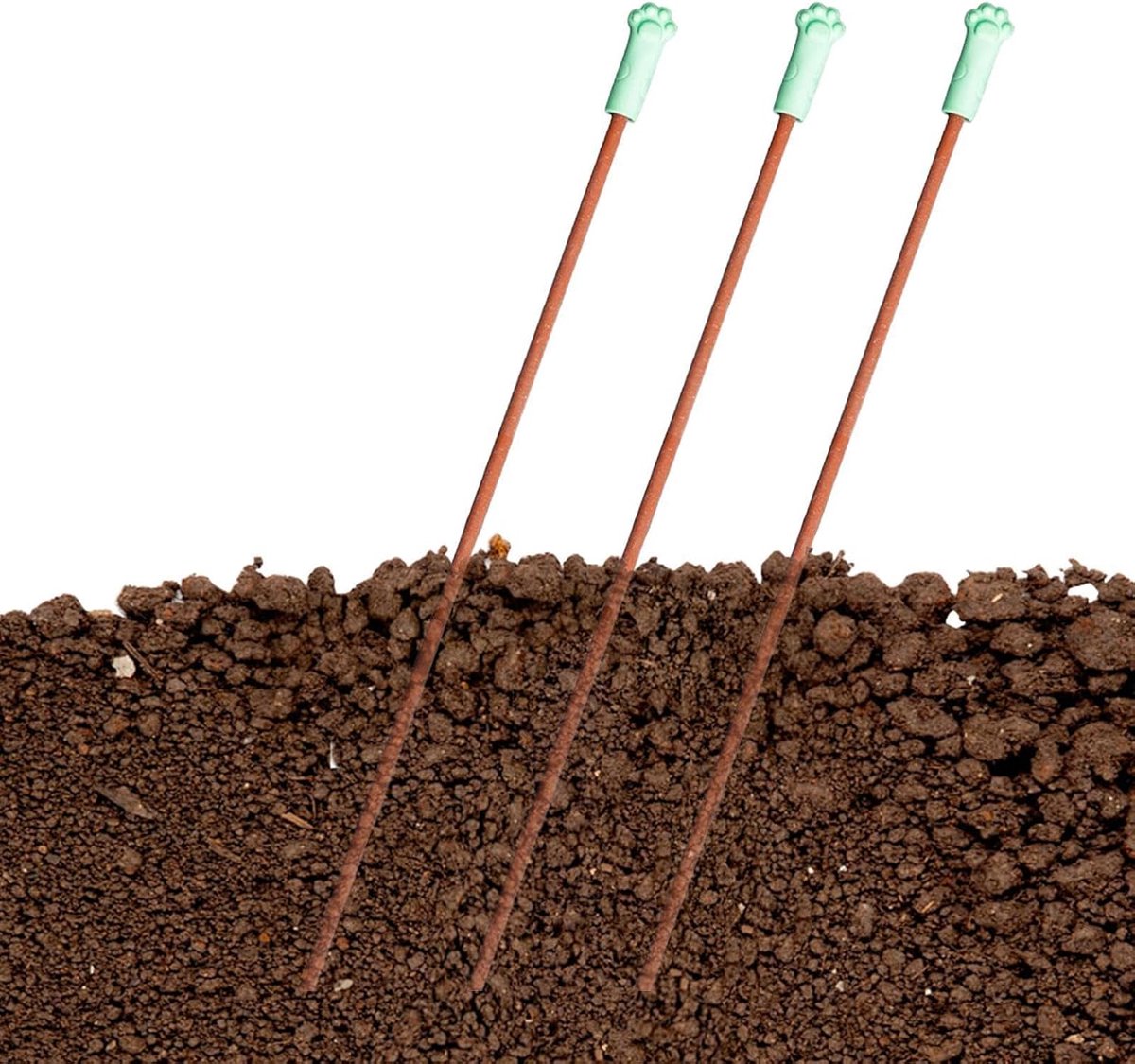 Bodemtester Set - Plantenwatermeter Tuinmeter - Planten Verzorgen - Unieke Watergeefgids - 3 Stuks - Niet gespecificeerd