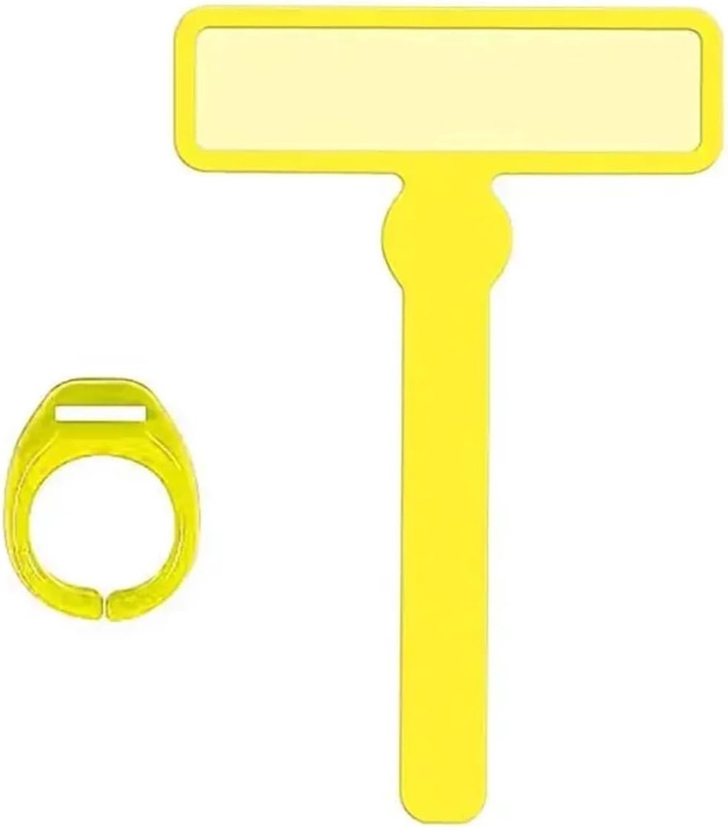 Leesstrips Set - Dyslexie Hulpmiddelen - Leesverbetering - Vermindert Visuele Vermoeidheid - 8 Stuks - Geel