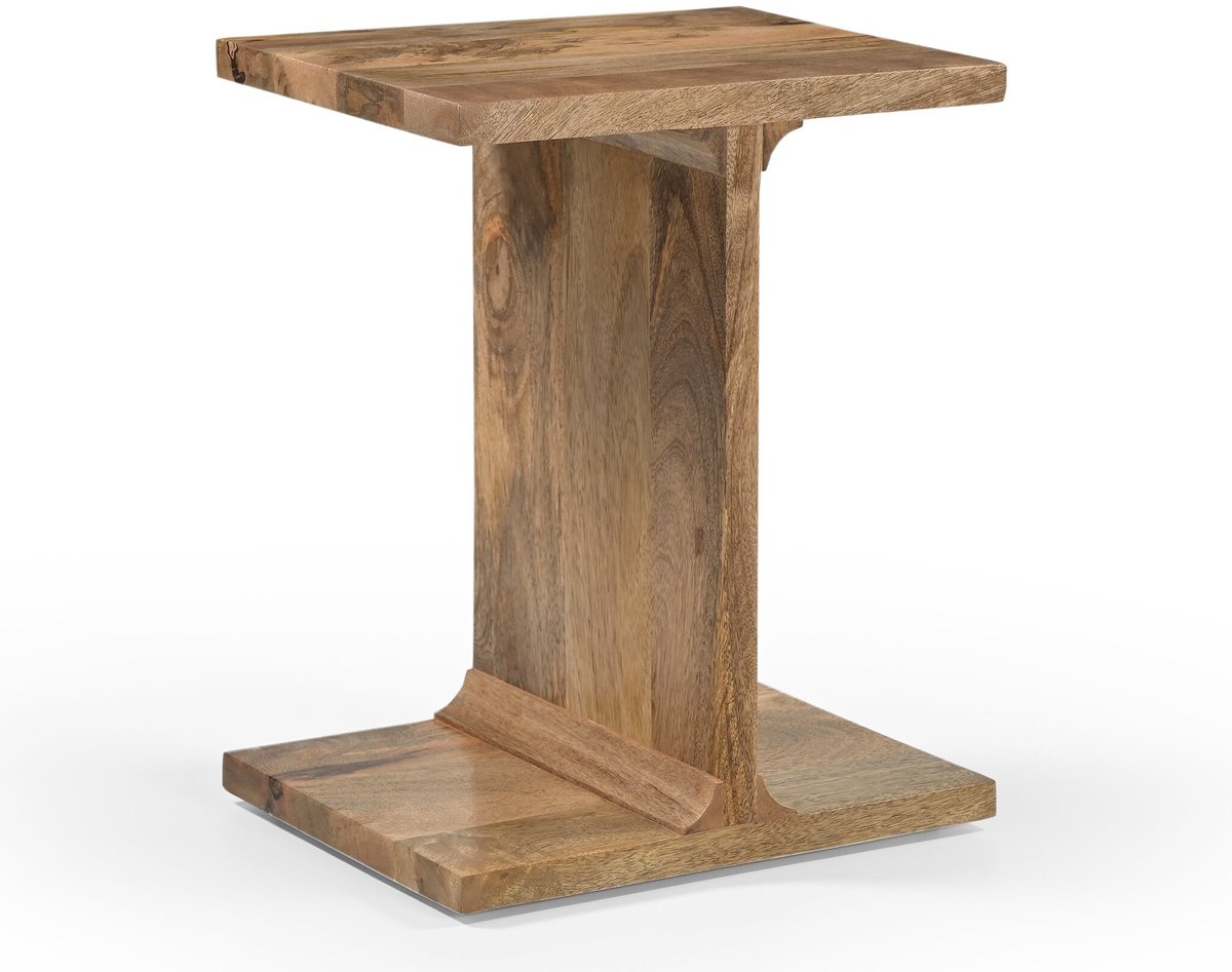 Bijzettafel I vierkant mangohout 40x40x60 cm