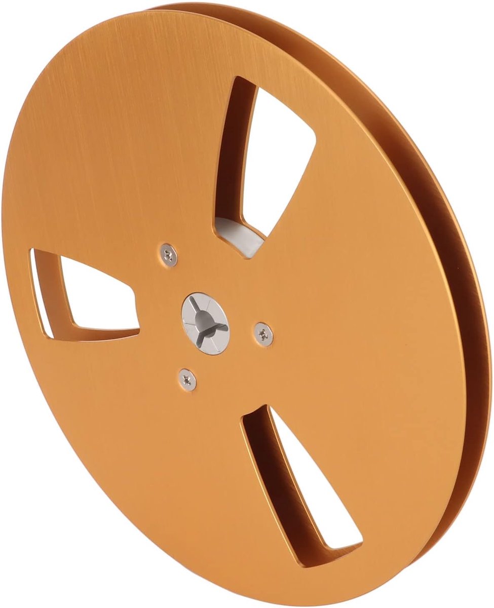 Lege Spoel - Opname Spoel - Audio Opnemen - Aluminium Legering - 7 Inch - Goud
