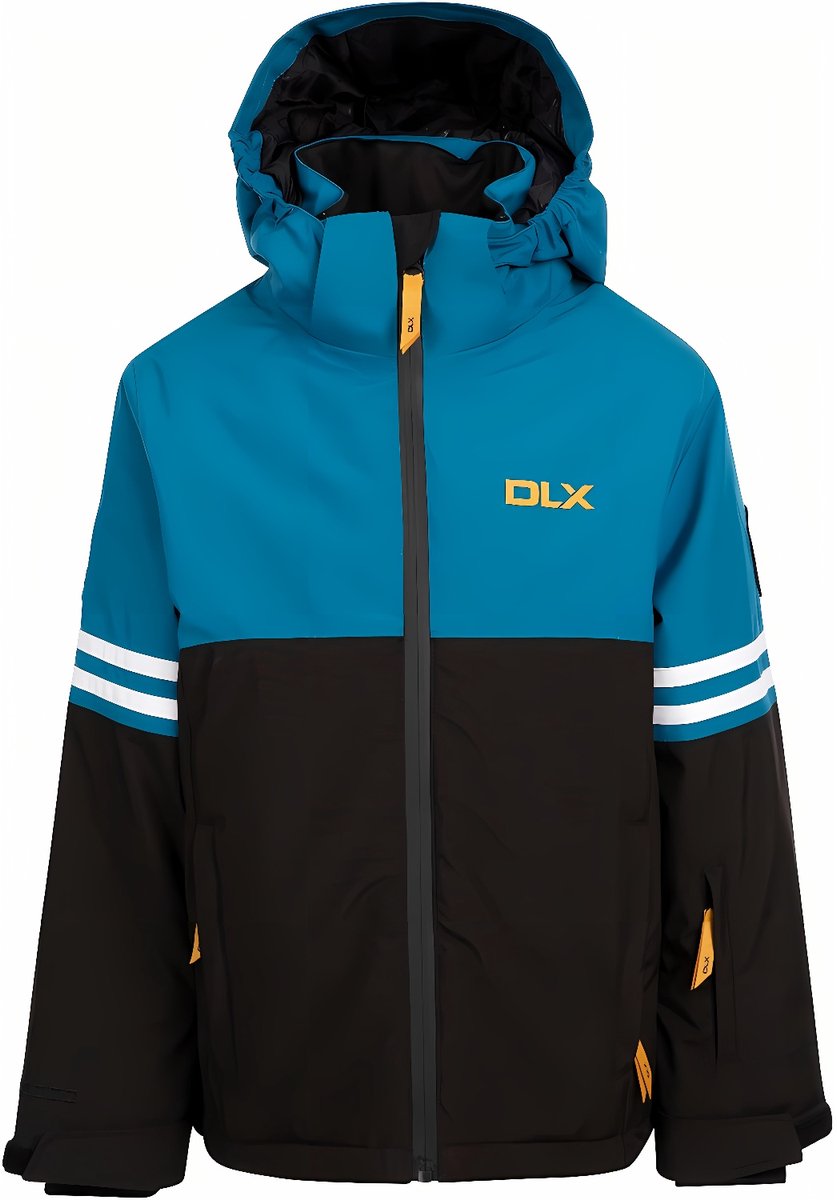 DLX kinderwinterjassen Leonard – DLX-skijas voor kinderen – 5/6 Zwart