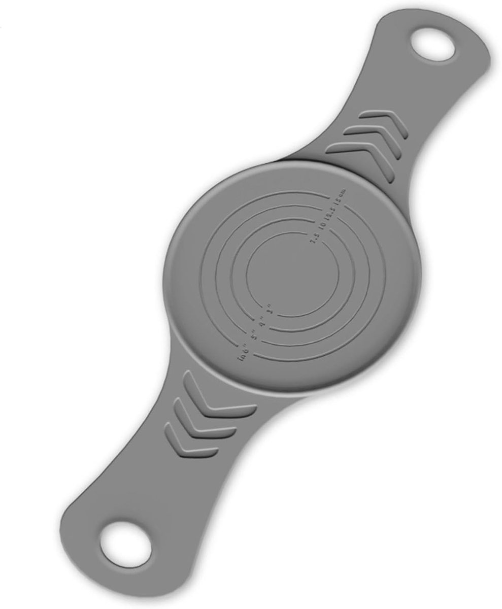 Broodbakmat Siliconen - Bakband Herbruikbaar - Bakken Zonder Plakken - Gelijkmatige Warmte - 2 Stuks 58 cm - Grijs