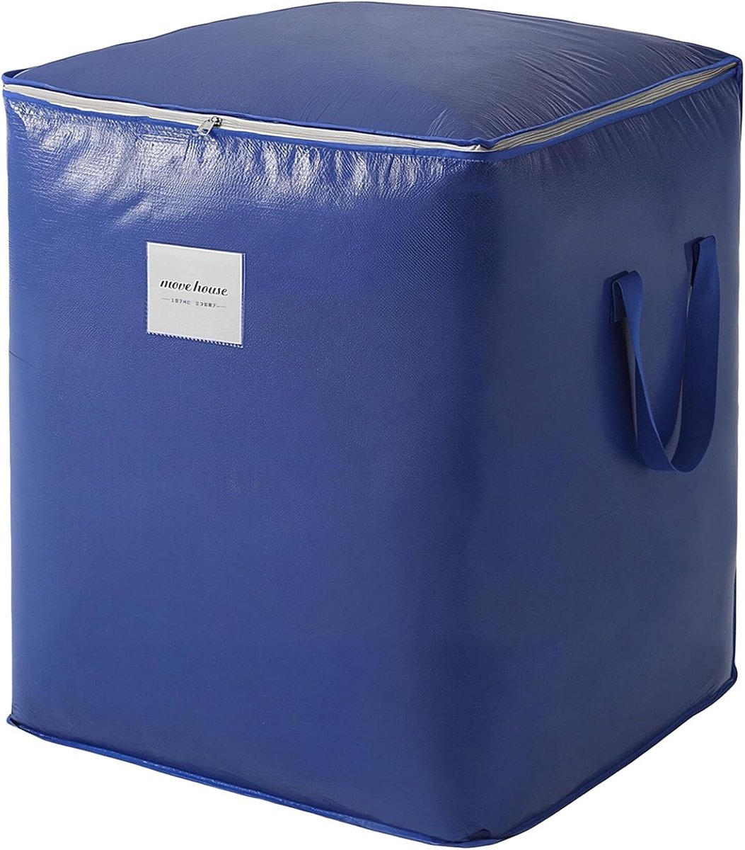 Verhuiszakken - Opbergzakken Koffers - Spullen Verhuizen - Waterdicht Scheurvast - 190L - Blauw
