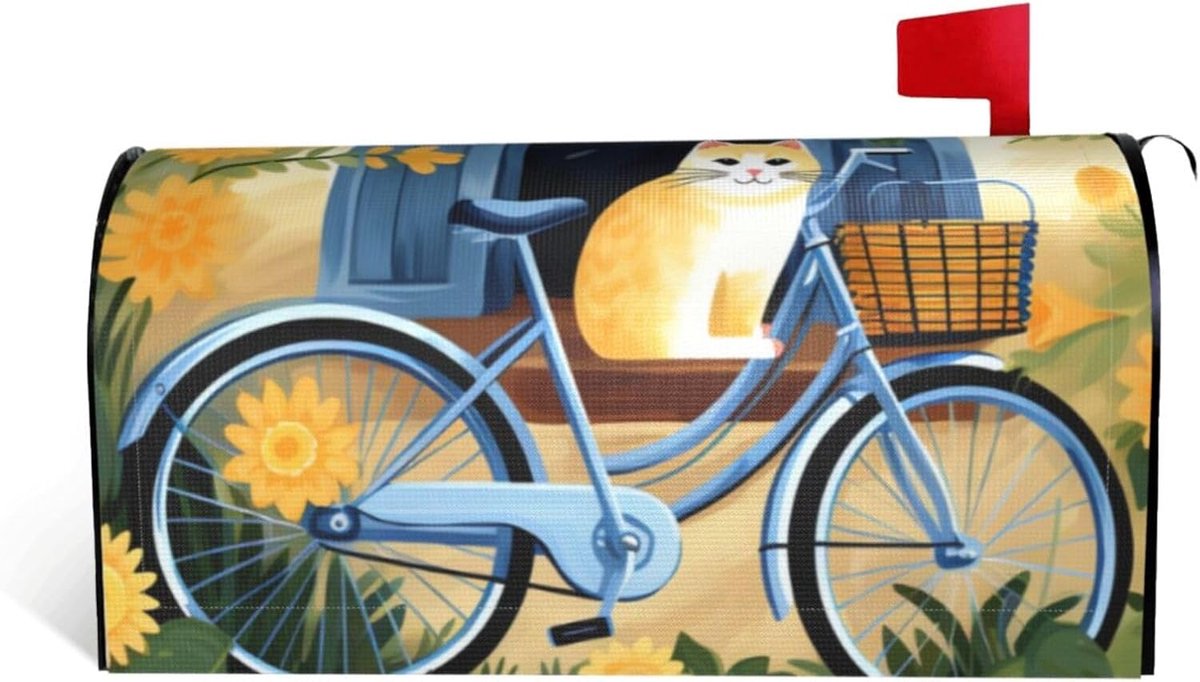 Brievenbus Cover - Brievenbus Decoratie - Tuin Aankleden - Magnetisch Bevestigbaar - 25.5 x 21 inch - Zwart
