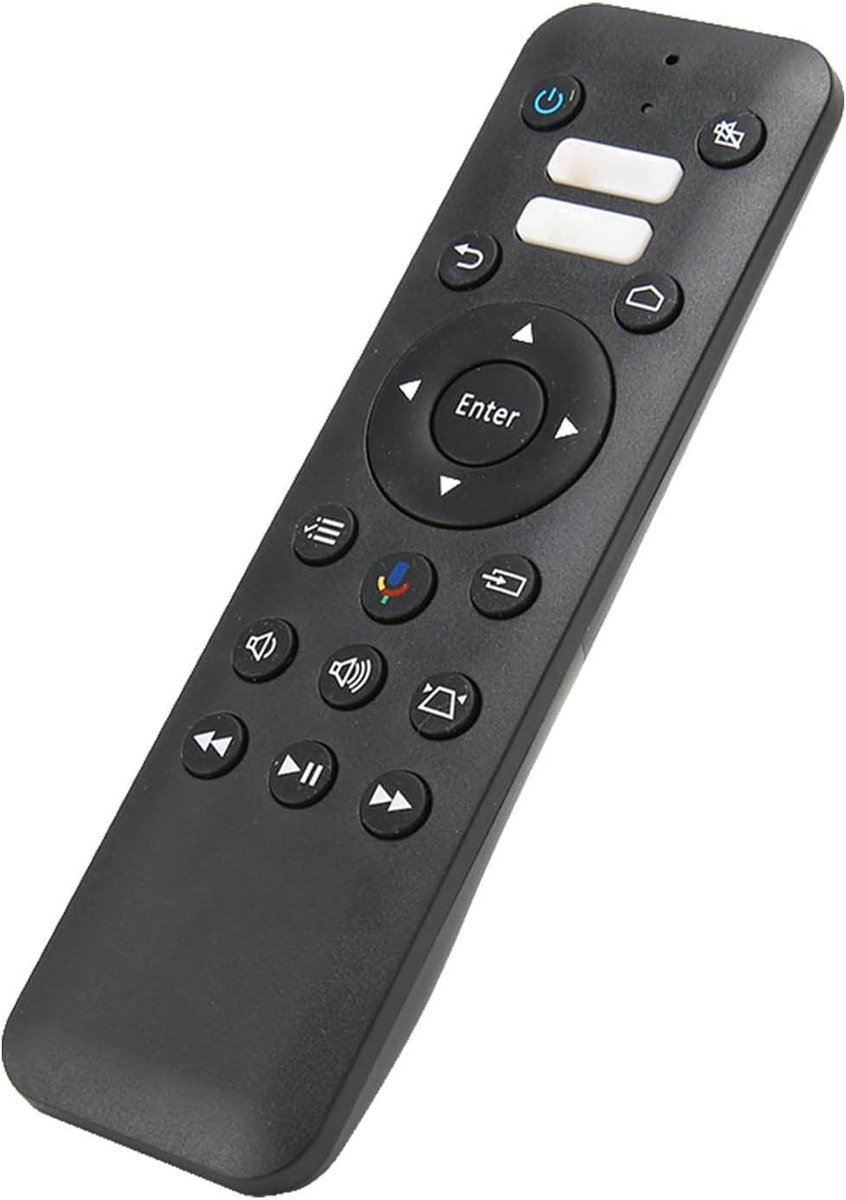Projector Afstandsbediening - Stem Bediening - Soepel Presenteren - Gevoelige Knoppen - 15 cm - Zwart