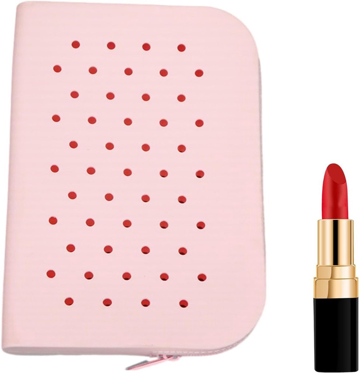 Leuke pennenhouder - Etui siliconen - Bureau organiseren - Waterdicht ontwerp - 20 x 14 cm - Roze