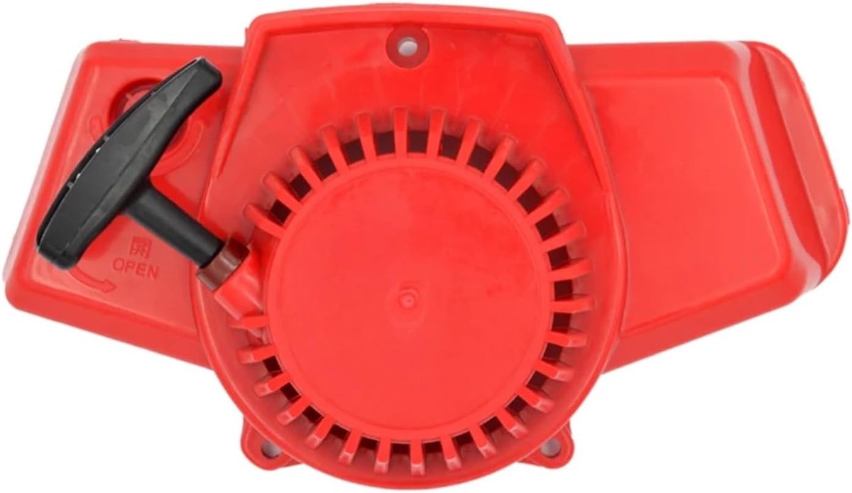Terugslagstarter Grasmaaier - Onderdeel Trimmer - Motoronderhoud Tuin - Eenvoudig Trekken - 50 Gram - Zwart