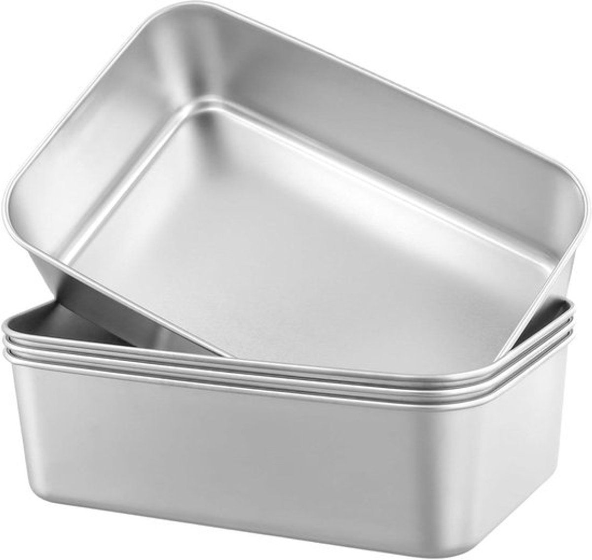 Broodbakvorm RVS 2 lbs rechthoekig van Inovra Plus
