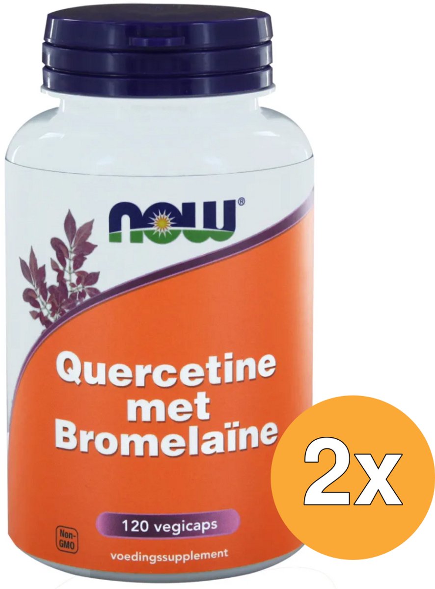 2x Now Quercetine met bromelaine (120 vega capsules)