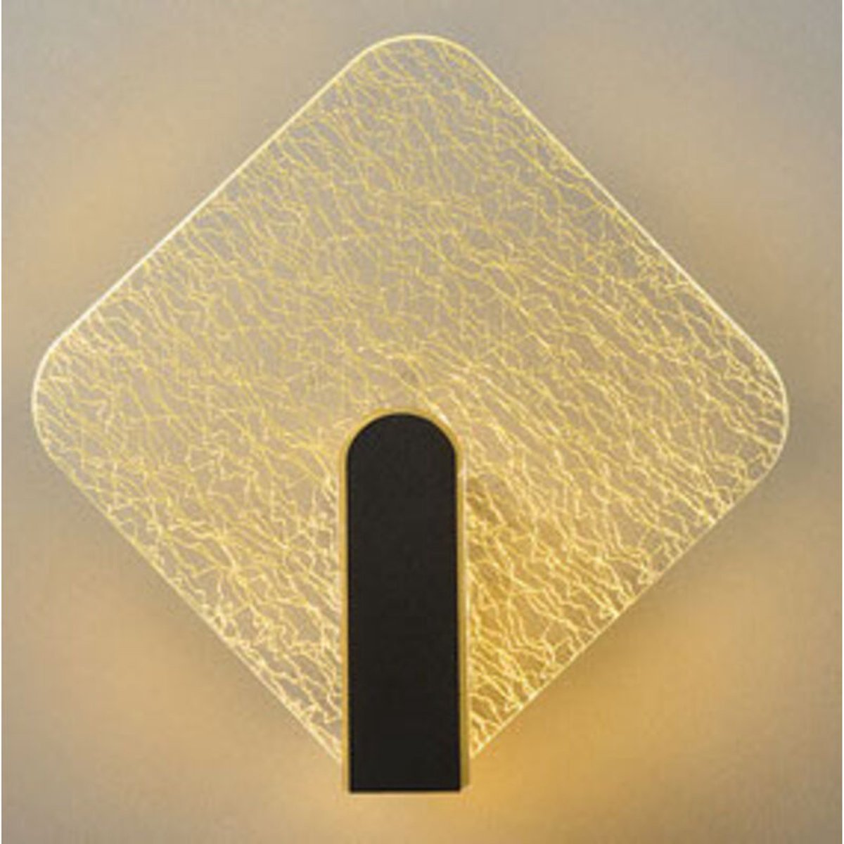 lamp-Acryl wandlamp binnen, 5W LED wandlamp, nachtlampje, geschikt voor slaapkamers, woonkamers, balkons en hallen, moderne Scandinavische wandlamp, warm licht.