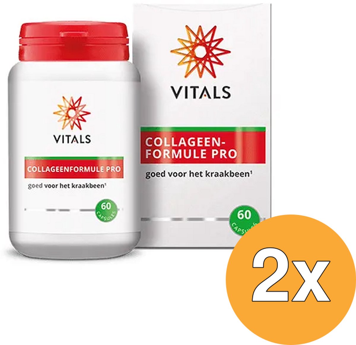 2x Vitals Collageenformule Pro (60 capsules)