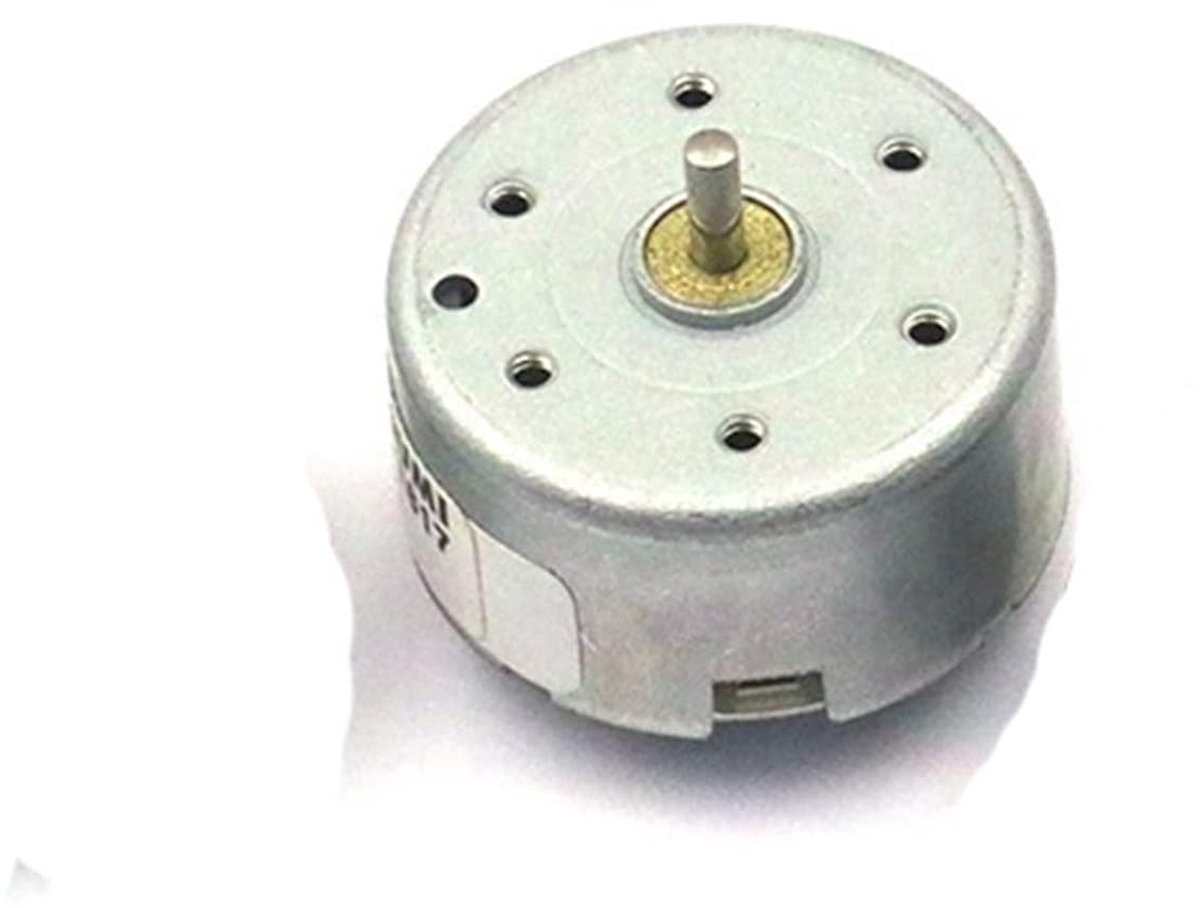 DC Motor - Mini Motor - Wetenschap Experimenten - Hoge Snelheid - 23.5 x 12.5 mm - Zilverkleurig