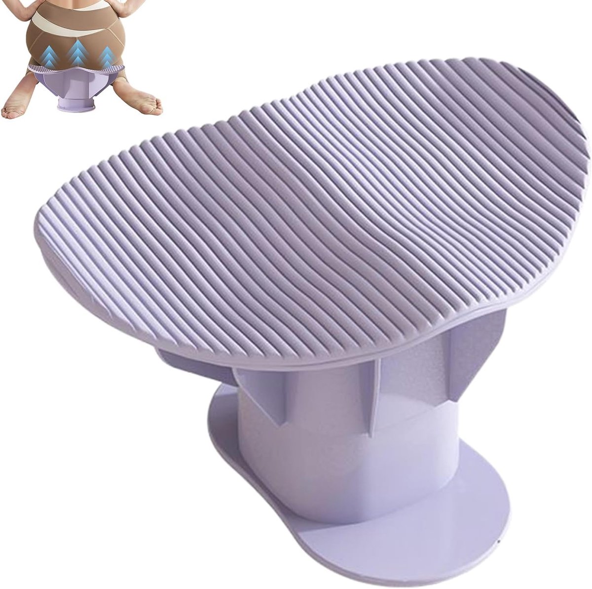 Billentrainer - Heup trainer - Fitness thuis - Ergonomisch ontwerp - 32 cm - Paars