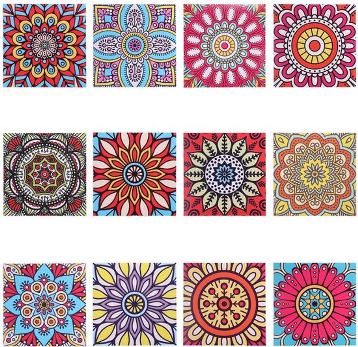 MTTProducts - Zelfklevende Wanddecoratie - Vintage Tile Stickers
