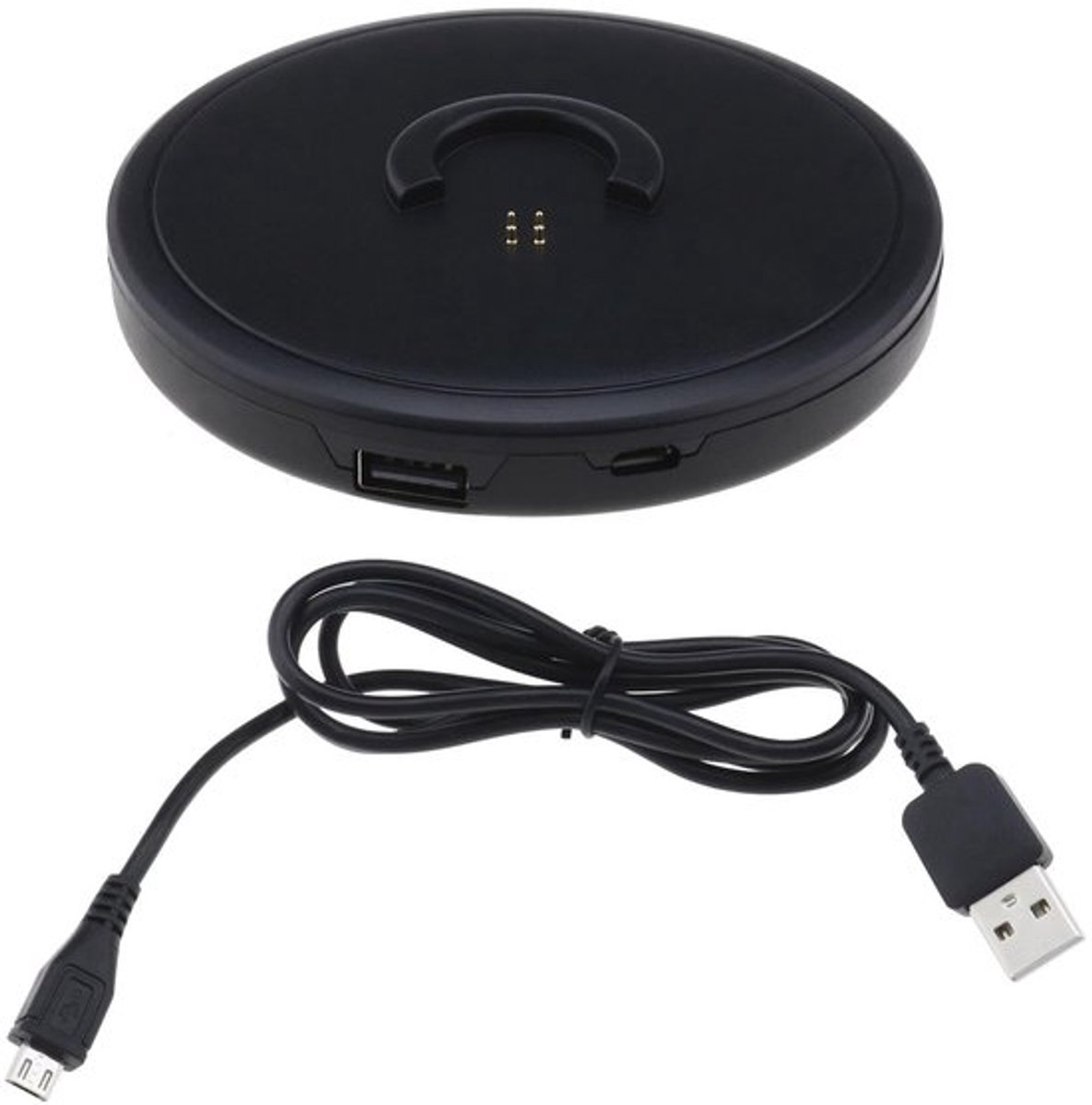 Golden crown - Kabelvervanging - Oplaadhouder - USB-kabel - Zwart
